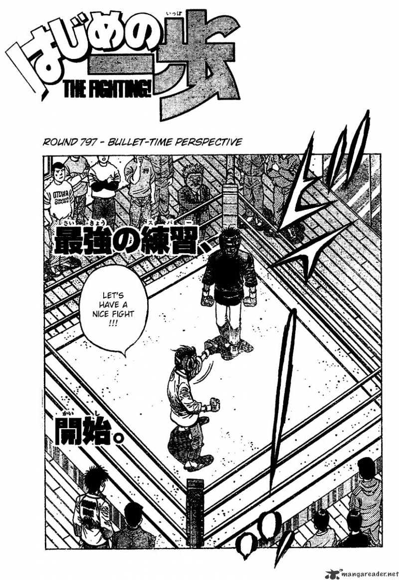Hajime no Ippo: Fighting Spirit, Chapter 797 image 02